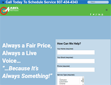 Tablet Screenshot of a-abel.com